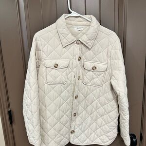 Maurices Quilted Tan Utility Jacket